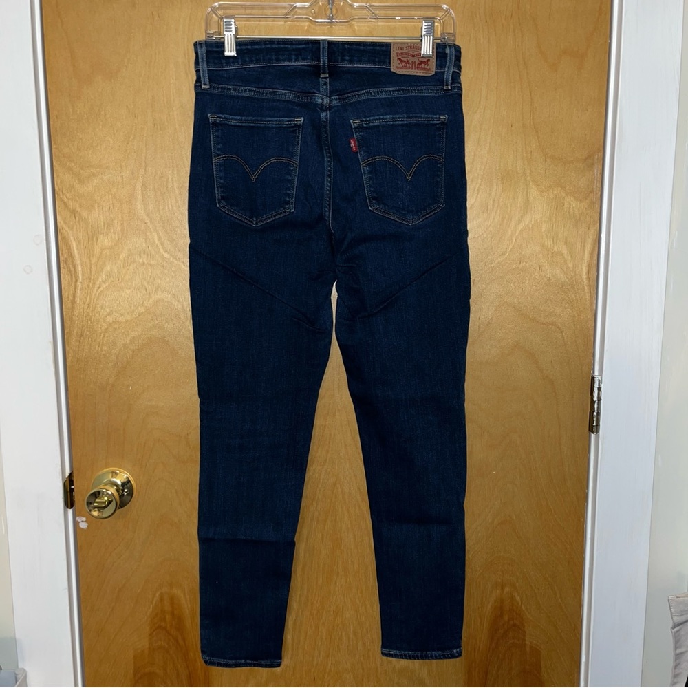 Levi’s 721 Dark Wash High-Rise Skinny Jeans 29”. EUC. Size 29/8 - Picture 2 of 4